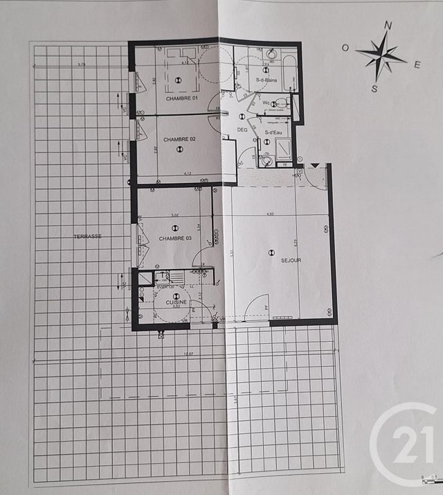 Appartement F4 à vendre - 4 pièces - 82.0 m2 - LA CIOTAT - 13 - PROVENCE-ALPES-COTE-D-AZUR - Century 21 Cabinet Berenger